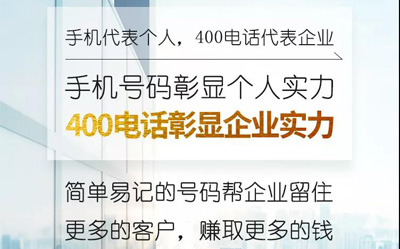 企業做廣告宣傳使用普通座機手機與400電話服務熱線有什么區別你選對了嗎？
